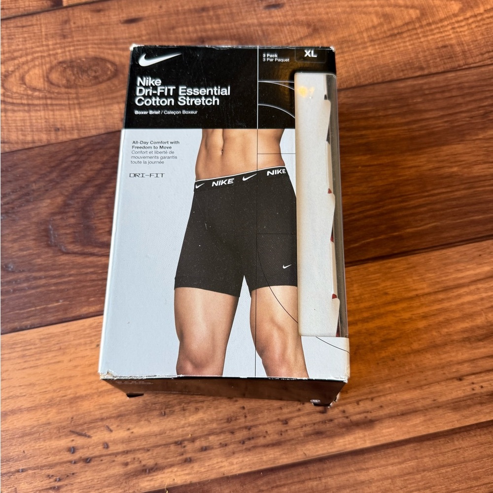 Nike Black Performance Boxer Briefs